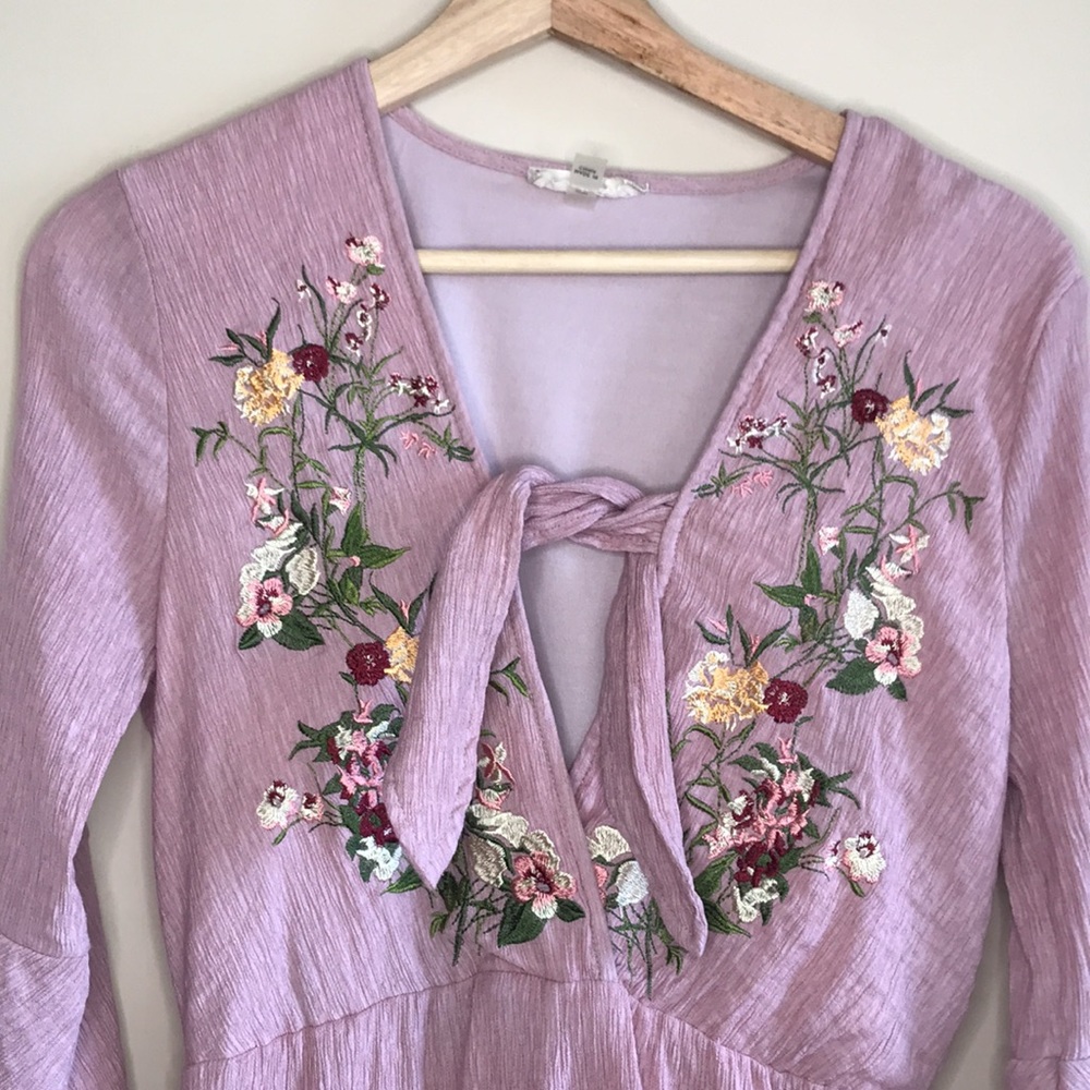 Altar'd State floral embroidered romper